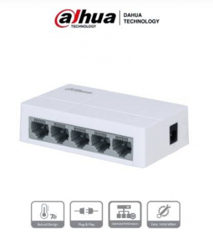 Switch Dahua Technology DH-PFS3005-5ET-V2